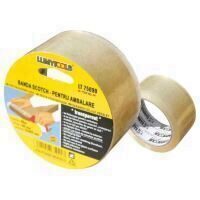 Banda scotch pentru ambalare, transparenta, 66M x 48 mm LUMYTOOLS LT75090