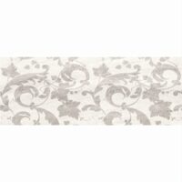 Piesa decorativa Nove Leaves Light Grey 5830, tip decor, 20x50 cm, gri