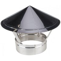 Capac terminal din inox pentru coș de fum, Ø200 mm, cod 650980