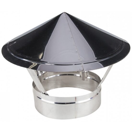 Capac terminal din inox pentru coș de fum, Ø200 mm, cod 650980