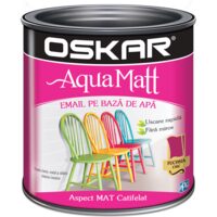 Email mat pe bază de apă OSKAR Aqua, fuchsia chic 0,6 L
