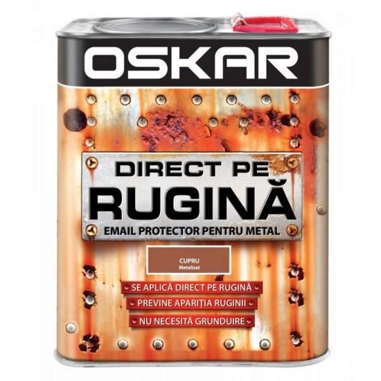 Vopsea Oskar Direct pe Rugina Email cupru metalizat 2.5L
