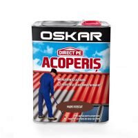 Vopsea alchidica Oskar Direct pe Acoperis maro roscat 2.5L