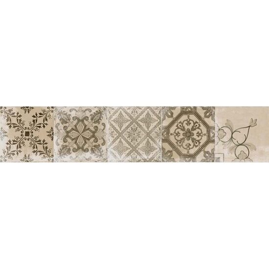 Piesa decorativa Capri Patchwork, model piatra, 2768, 8x40 cm, culoare bej