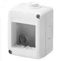 Doza aparat aparenta 2 module IP40 GEWISS GW27002