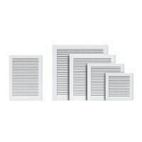 Grila aerisire simpla cu plasa KARRO