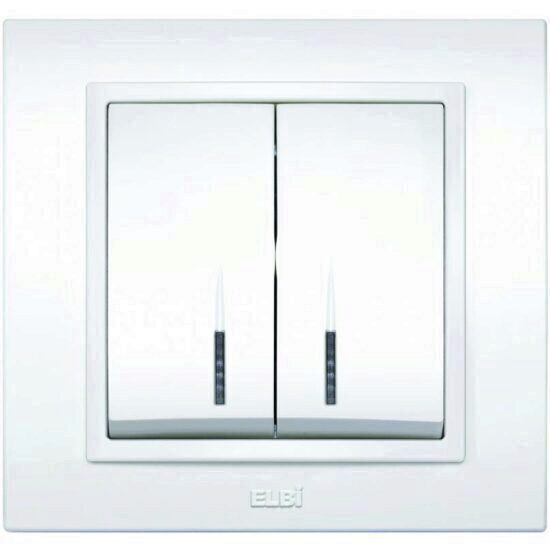 Comutator cu led S.T. Zena alb EL-BI EL0011925