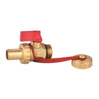 Robinet de golire 1/2" FE, maner rosu, finisaj crom EVERPRO RB-ER12