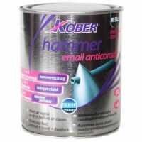 Vopsea alchidica neagra Kober Hammer lovitura de ciocan 0.75 L
