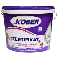 Pachet vopsea lavabilă Zertifikat, 15 L + amorsă 3 L sau vopsea lavabilă 3 L