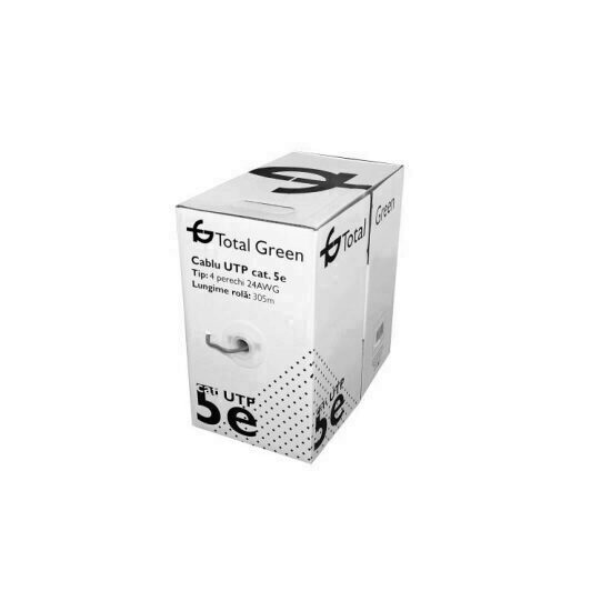 Cablu UTP CAT5E TG-305m/colac TOTAL GREEN EL0017647