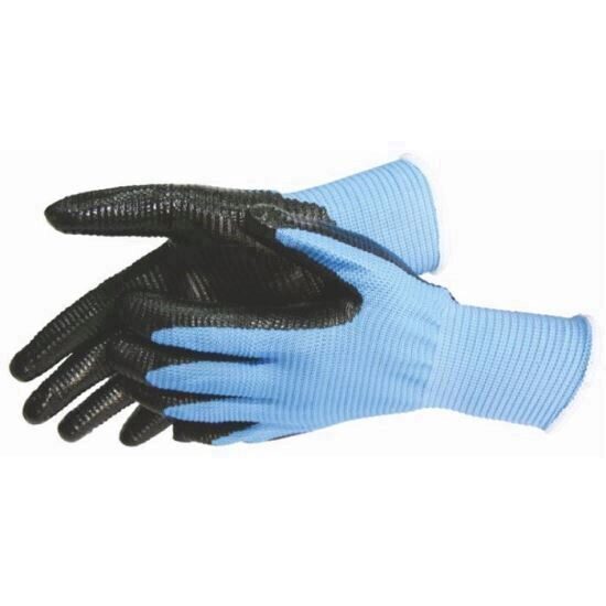 Manusi lucru nitril negru-nylon albastru LUMYTOOLS