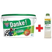 Vopsea lavabilă de interior Danke, alb peretii respira 8,5 L+ amorsa 2 L