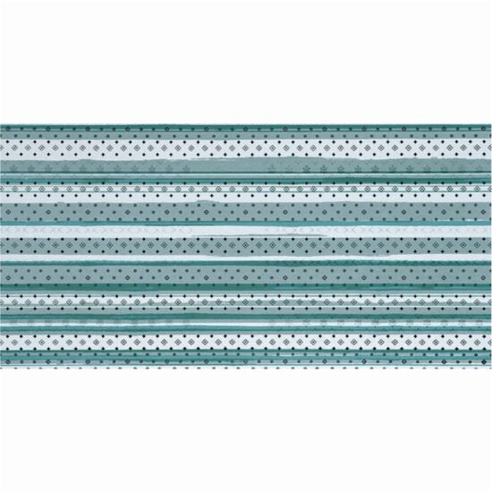 Piesa decorativa 2633 IZOLA STRIPE GREEN 25x50 cm