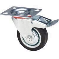 Roata pivotanta cu flansa cu frana D[mm]: 200; S[Kg]: 150 EVOTOOLS 674502