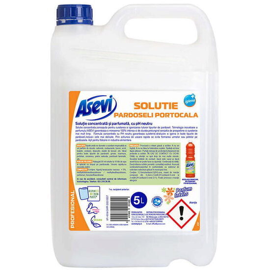 Soluție de curățare Asevi, parfum de portocale, 5 L