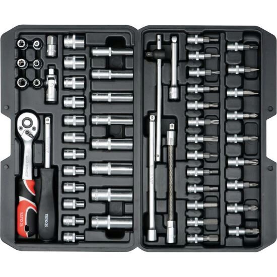 Trusa 56 chei tubulare 1/4" YATO YT-14501