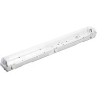 Corp de iluminat etanș Novelite NV-4201.42236, pentru 2 tuburi fluorescente T8 × 36 W, balast electronic, IP65, cod EL0044310