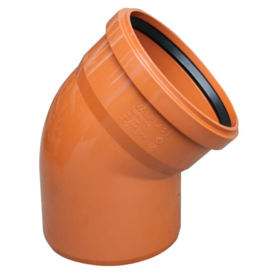 Curbă canal PVC D200-45