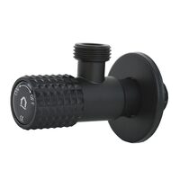 Robinet coltar inox Negru Mat 1/2x1/2 IEL-CE12N