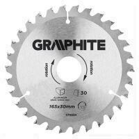Lama circulara pentru fierastrau 165x30 mm, 30 dinti GRAPHITE 57H654