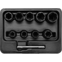 Trusa 10 tubulare Cr-V 3/8" YATO YT-0603