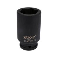 Cheie tub hex de impact adanca 3/4''x36mm YT-1136