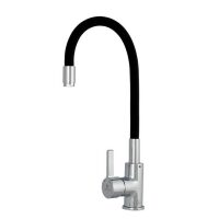 Baterie bucatarie pipa flexibila NEGRU ERMETIQ ER-A208N