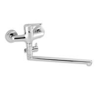 Baterie perete cada/dus crom, pipa mobila Iris New 94472/1.0 FERRO