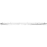 Corp de iluminat industrial etanș Comtec MF0011-11184, pentru 1 tub LED T8 de 120 cm, soclu G13, carcasă gri, IP65, fără tub inclus