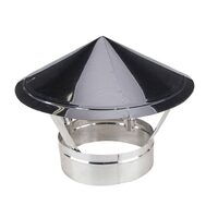 Capac terminal din inox pentru coș de fum, Ø150 mm, cod 650977