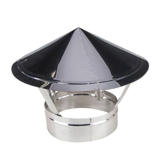 Capac terminal din inox pentru coș de fum, Ø150 mm, cod 650977