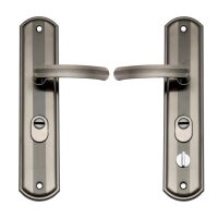 Manere usa metalica crom cu negru dreapta EVERPRO EVP-MUMCN/R