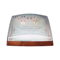 Plafoniera Kare Square Modern, cod 400.031.102, culoare Nuc