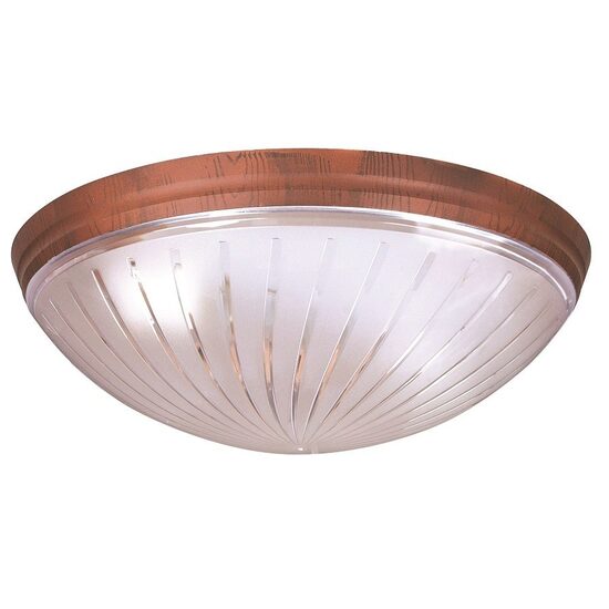 Plafoniera Big Ufo Zagrep, culoare Nuc, cod 400.031.104, 377 mm