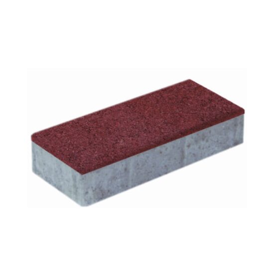 Pavele Civic, 20x10x4 cm, culoare Rosu
