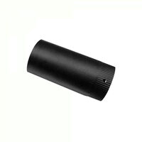 Burlan emailat negru mat D150 mm, L900 mm - 651807