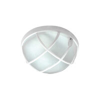 Plafoniera exterior Aqua Opaque, 60 W, E27, Alb
