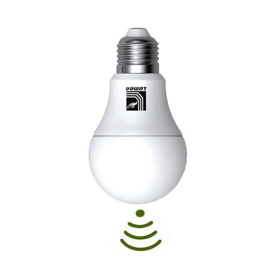 Bec LED cu senzor de mișcare 300°, 10 W, E27, lumină albă, cod 4-3101