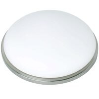 Plafoniera Hl636S, E27, Crom + Sticla, 230 mm, 60W Max, Alb, cod HL636S