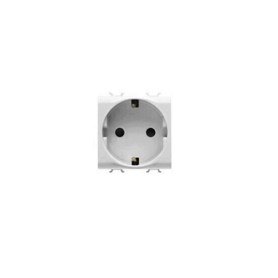 Priza Schuko 16A 2 module alb GEWISS GW10241
