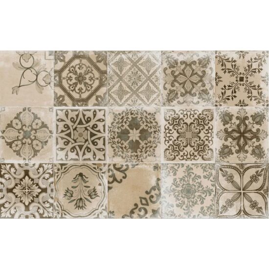 Piesa decorativa 5950 CAPRI PATCHWORK BEIGE 25x40 cm