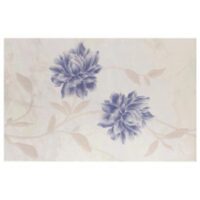 Piesa decorativa 7254 Diana-2 Blue Comfort, model flori, 25x40 cm