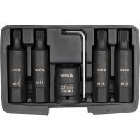 Set 66 chei tubulare de impact M12-M18 3/4" YATO YT-1157
