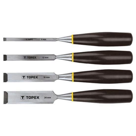 Set dalti 4 piese 6/12/18/24 mm TOPEX 09A310