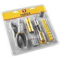 Set capete de surubelnita si tubulare 22 piese TOPEX 39D527