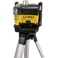 Nivela laser cu cap rotativ cu 3 bule, raza de actiune 30m TOPEX 29C908