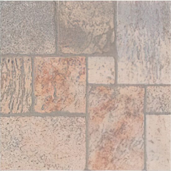 Gresie Andora Brown 7906, tip piatra, 33.3x33.3 cm, maro