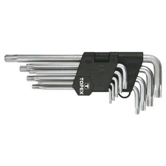 Set chei torx lungi 9 piese T10-T50 TOPEX 35D961