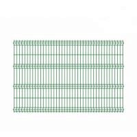 Panou de gard din plasa bordurata 1530x2510x3.8 mm RAL6005 verde